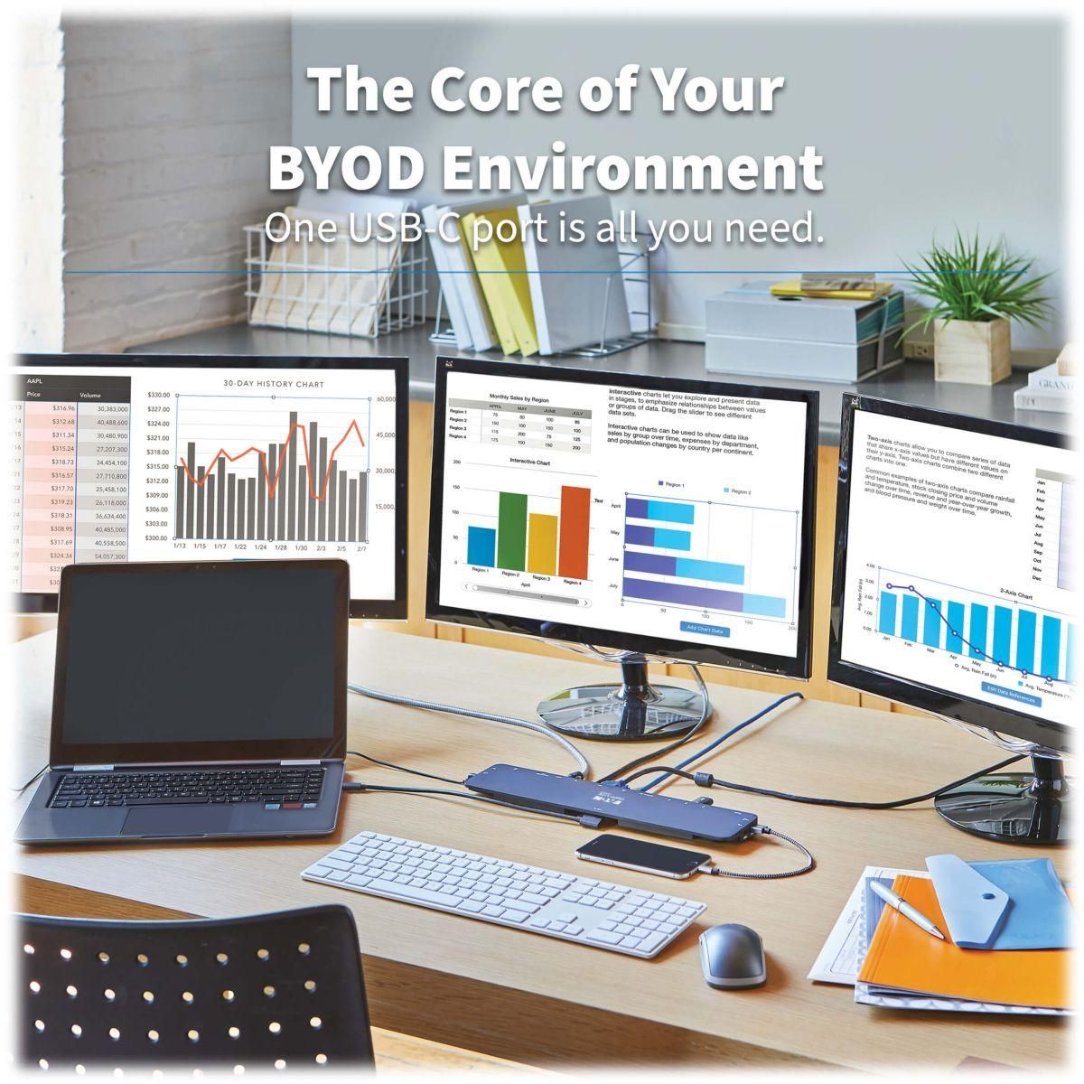 Eaton Hub d'accueil  11-en-1 triple écrans