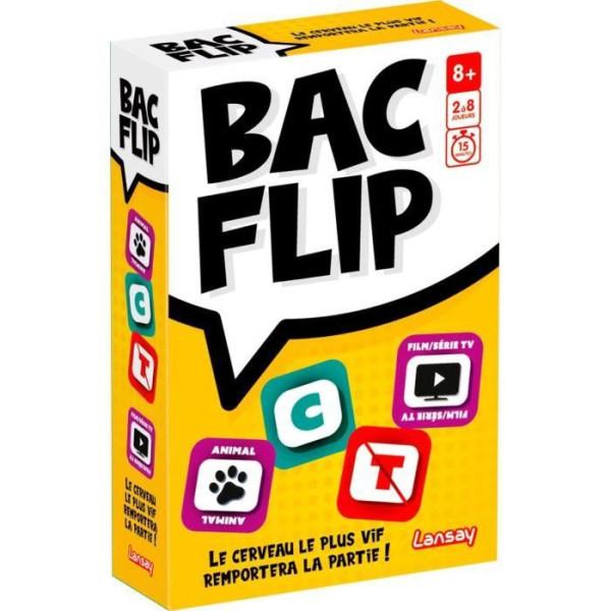 Voir la diapositive 3 : LANSAY Jeu de société - LANSAT - BAC FLIP - Des 8 ans