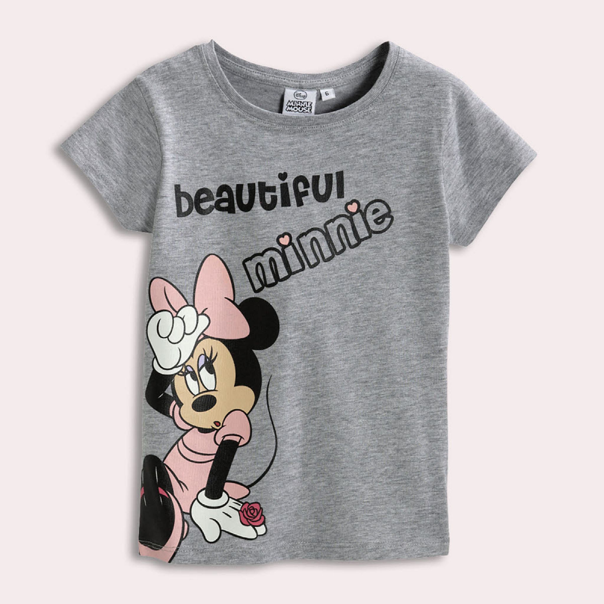 Tee-shirt Manches Courtes MINNIE Coton NEUF - 2 ans (92cm
