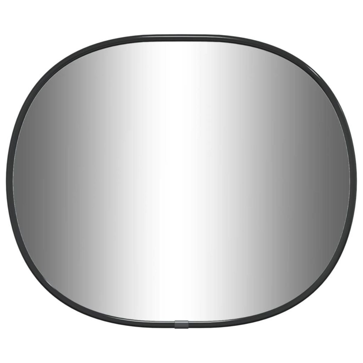 VIDAXL Miroir mural Noir 30x25 cm