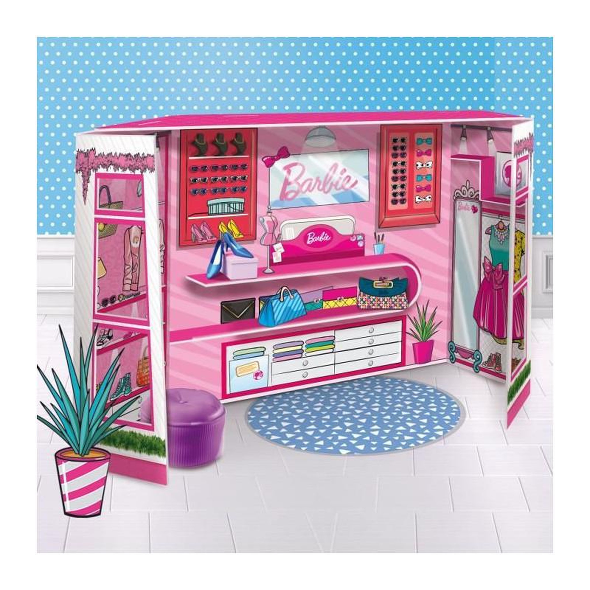 Voir la diapositive 2 : Liscianigiochi Ensemble de jeu Barbie Fashion Boutique Lisciani