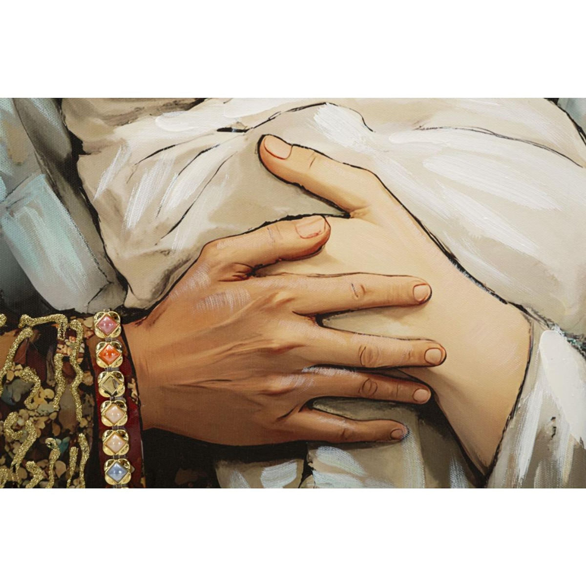 Paris Prix Tableau Imprimé  Nativity I  122x82cm Multicolore