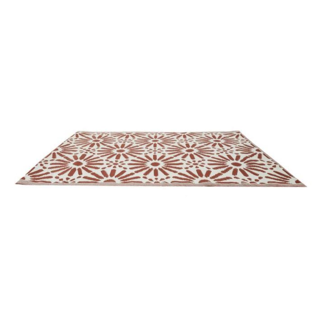 Paris Prix Tapis Déco Imprimé  Patio  120x180cm Rouille