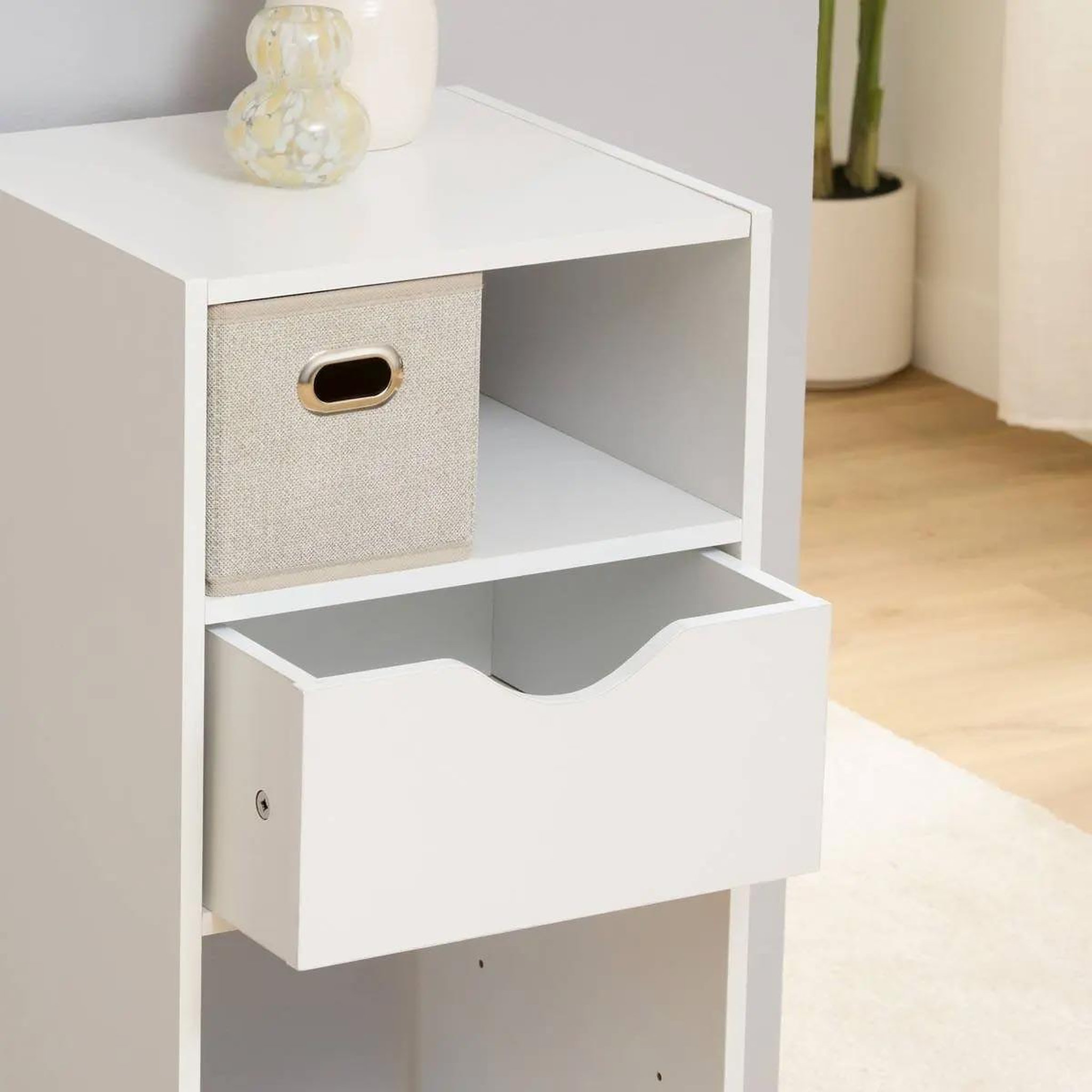 Voir la diapositive 3 : FIVE Tiroir & étagère pour meuble  mix n'modul  31cm blanc