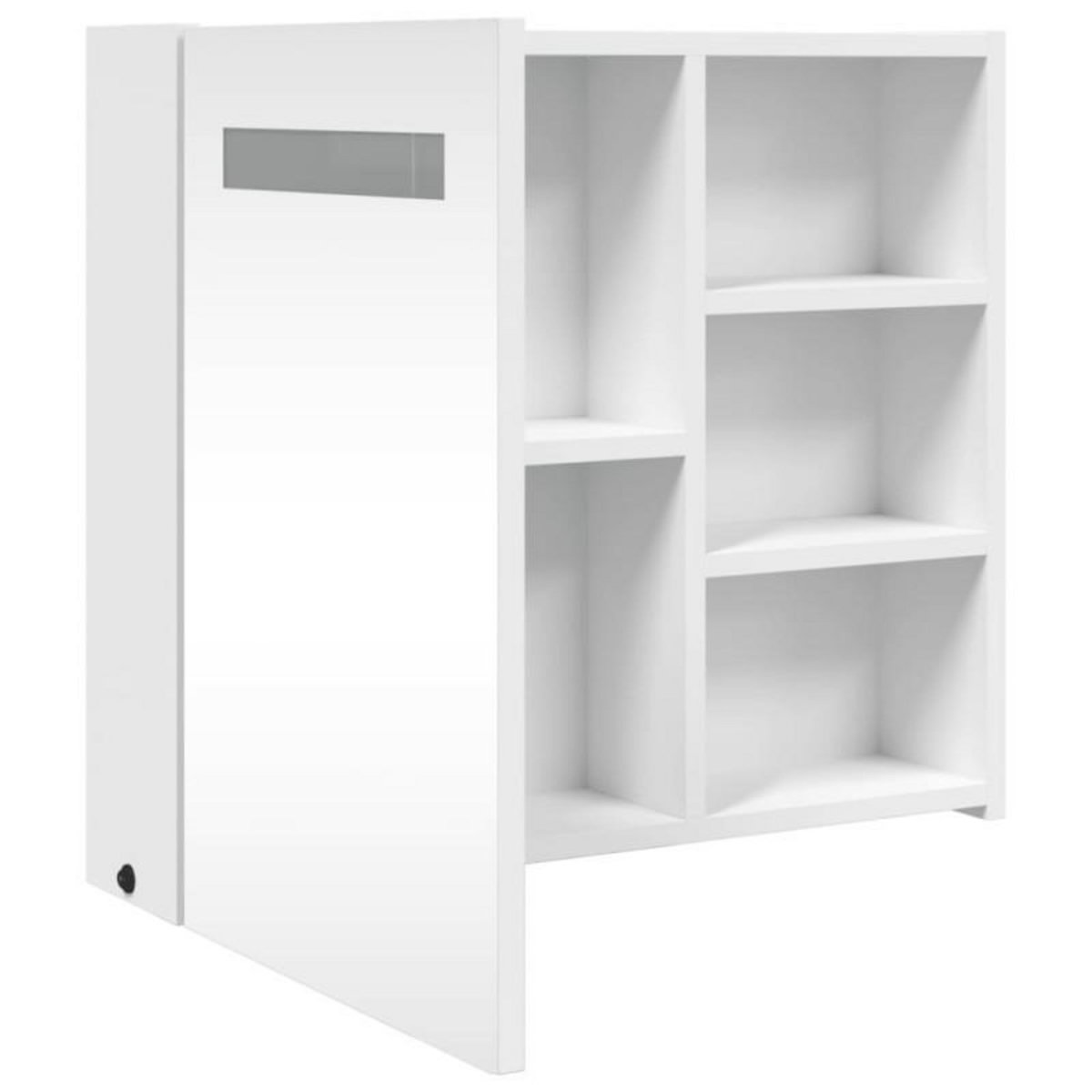 VIDAXL Armoire de salle de bain à miroir avec LED blanc 60x13x52 cm