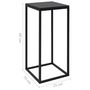 Voir la diapositive 6 : VIDAXL Tables d'appoint 2 pcs Noir Acier