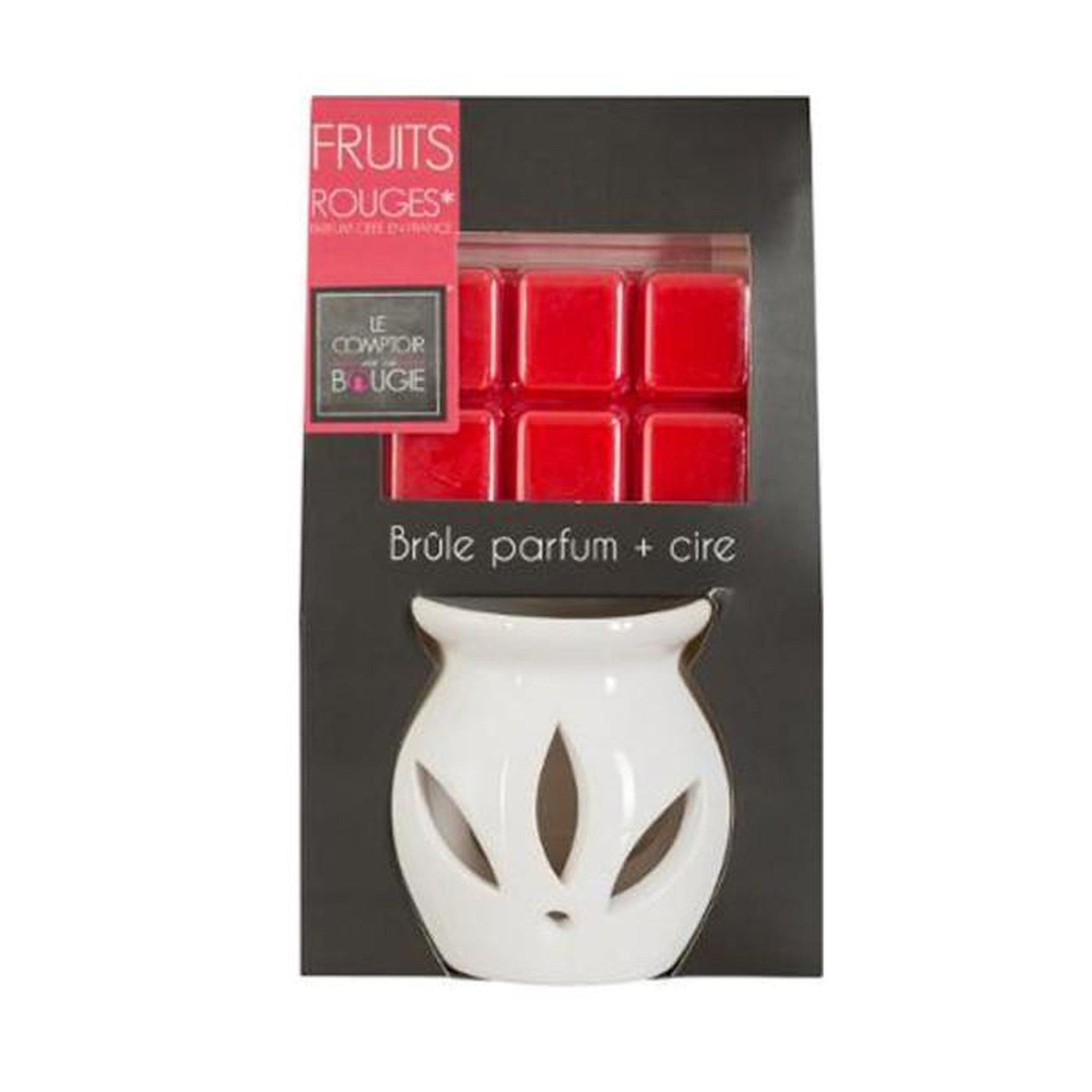 Voir la diapositive 4 : COMPTOIR DE LA BOUGIE Brûle-Parfum & Cire 30g Fruits Rouges
