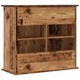 Voir la diapositive 6 : VIDAXL Support pour aquarium vieux bois 81x36x73 cm bois d ingénierie
