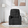 Voir la diapositive 3 : VIDAXL Fauteuil de massage inclinable Noir Tissu
