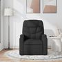 Voir la diapositive 3 : VIDAXL Fauteuil de massage inclinable Noir Tissu