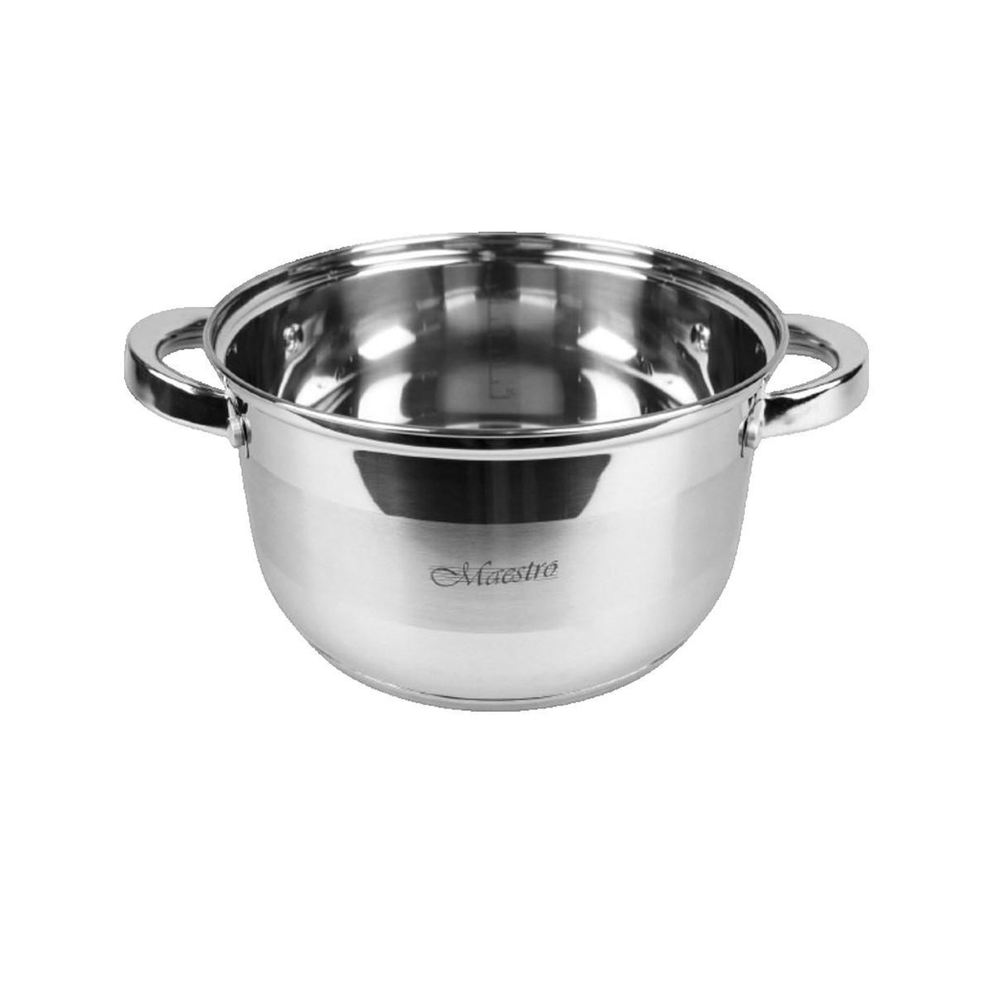 HELLO MAESTRO Ensemble de casseroles Maestro MR-2220-6L en acier inoxydable argenté