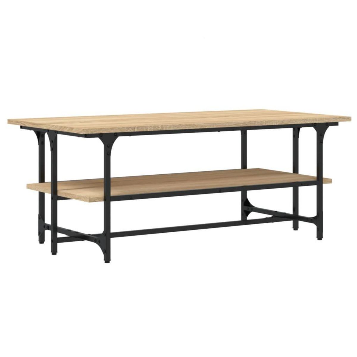 VIDAXL Table basse Chene sonoma 100x50x40 cm Bois d'ingenierie