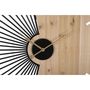 Voir la diapositive 2 : Paris Prix Horloge Murale Design  Wordy  60cm Naturel & Noir
