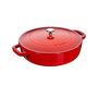 Voir la diapositive 1 : Staub Cocotte Staub 24 cm Cerise en fonte émaillée