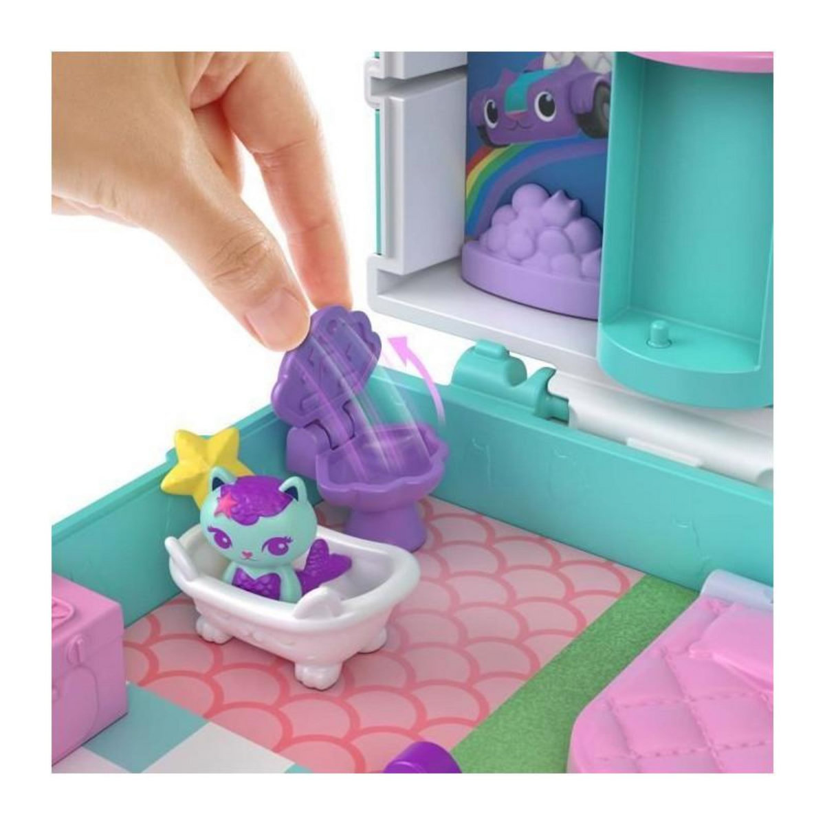 POLLY POCKET Polly Pocket - Coffret Gabby et la maison magique - 9 accessoires - Polly Pocket - JFV02