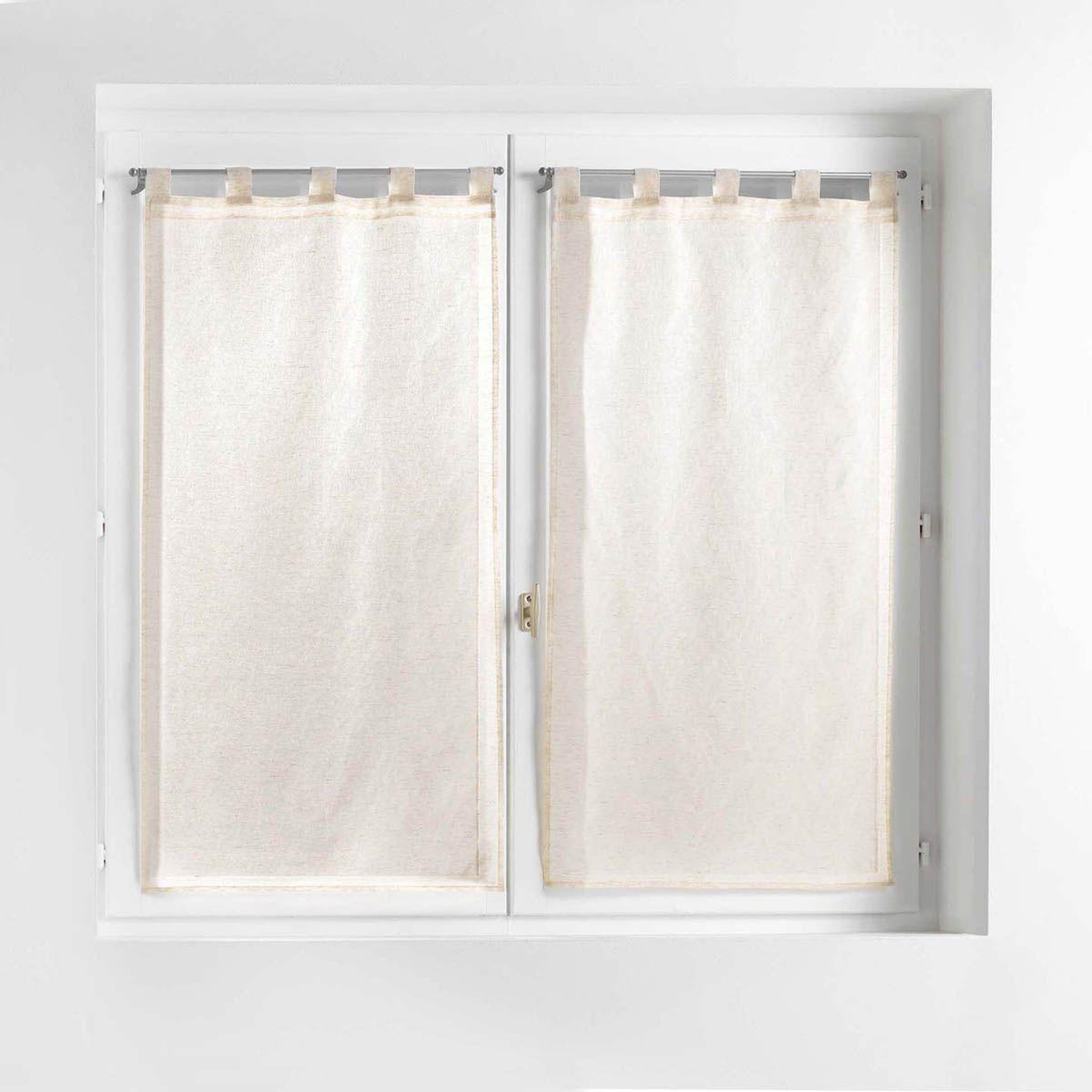 Douceur d'Intérieur Paire de voilages  norine  60x120cm naturel