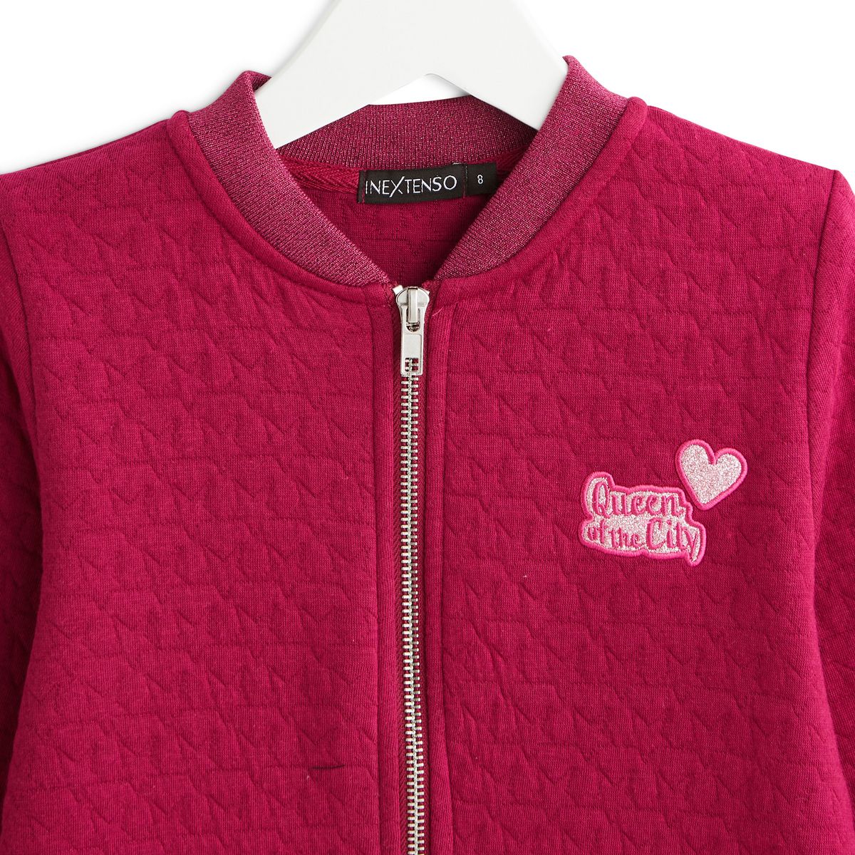 IN EXTENSO Sweat molleton zippé fille