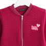 Voir la diapositive 2 : IN EXTENSO Sweat molleton zippé fille