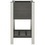 Voir la diapositive 3 : VIDAXL Lit sureleve de jardin avec etagere 75x50x90 cm WPC Gris