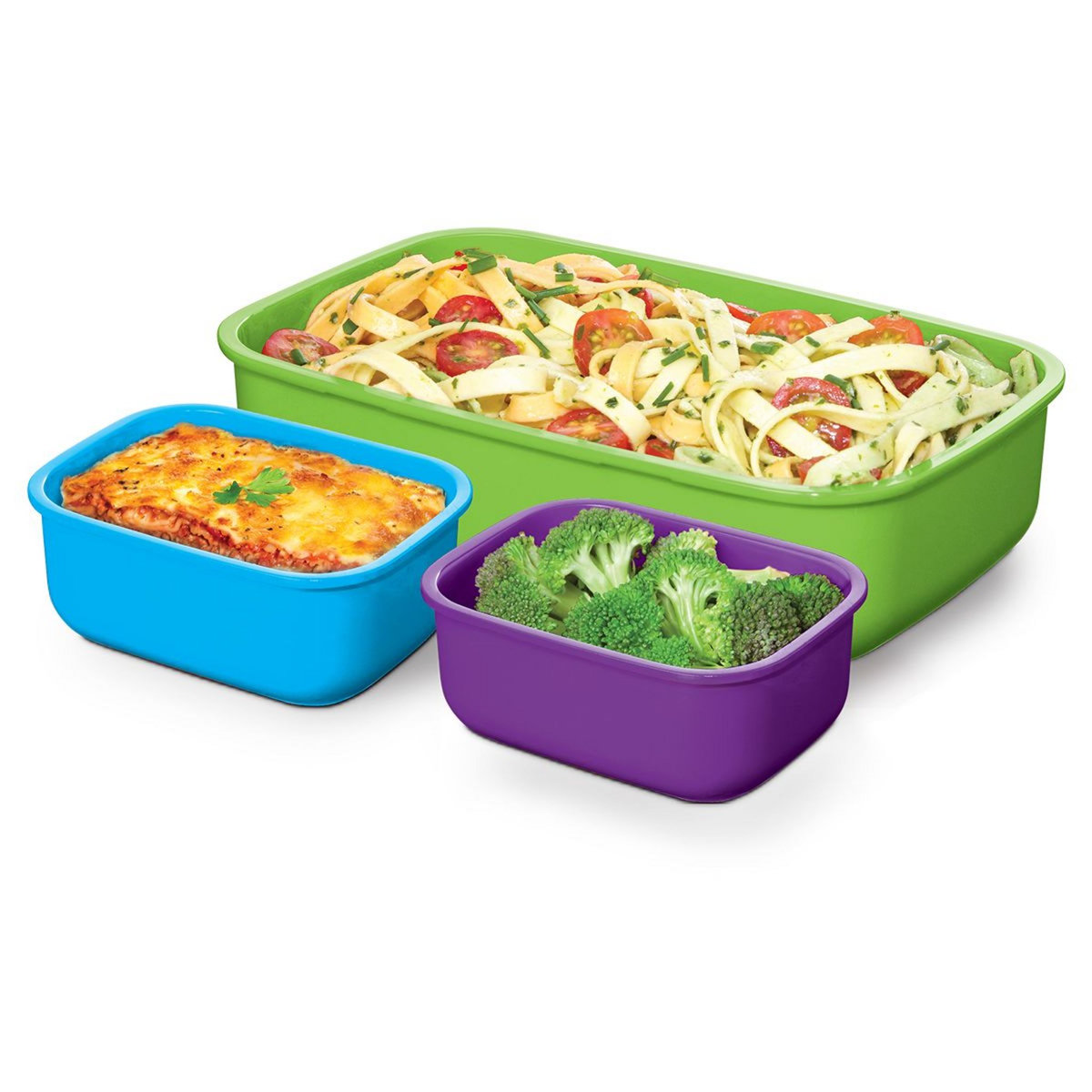 Sistema Lot de 3 boîtes rectangulaires en plastique