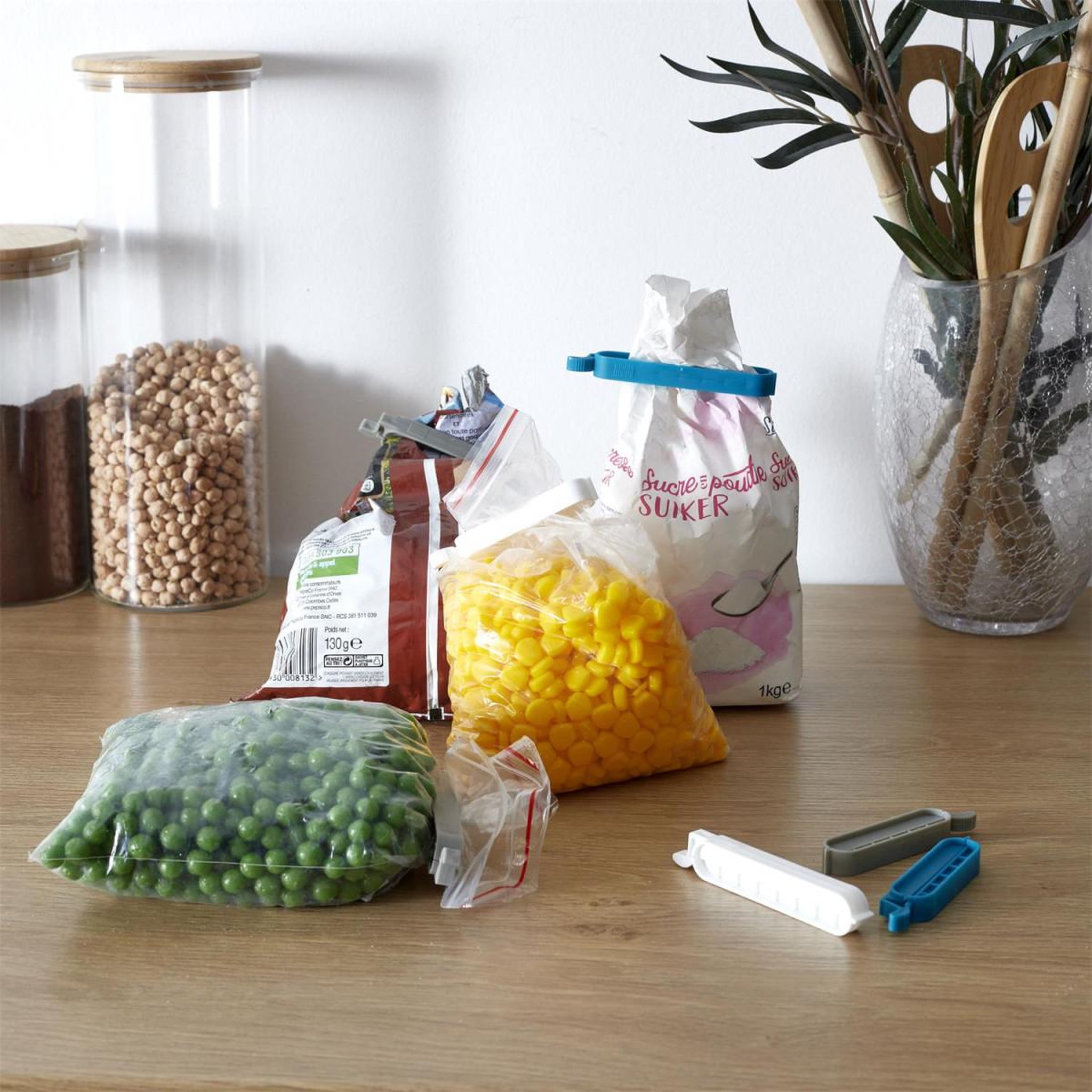 Voir la diapositive 4 : Je cherche une idee Lot de 10 pinces  ferme sachet  10cm multicolore