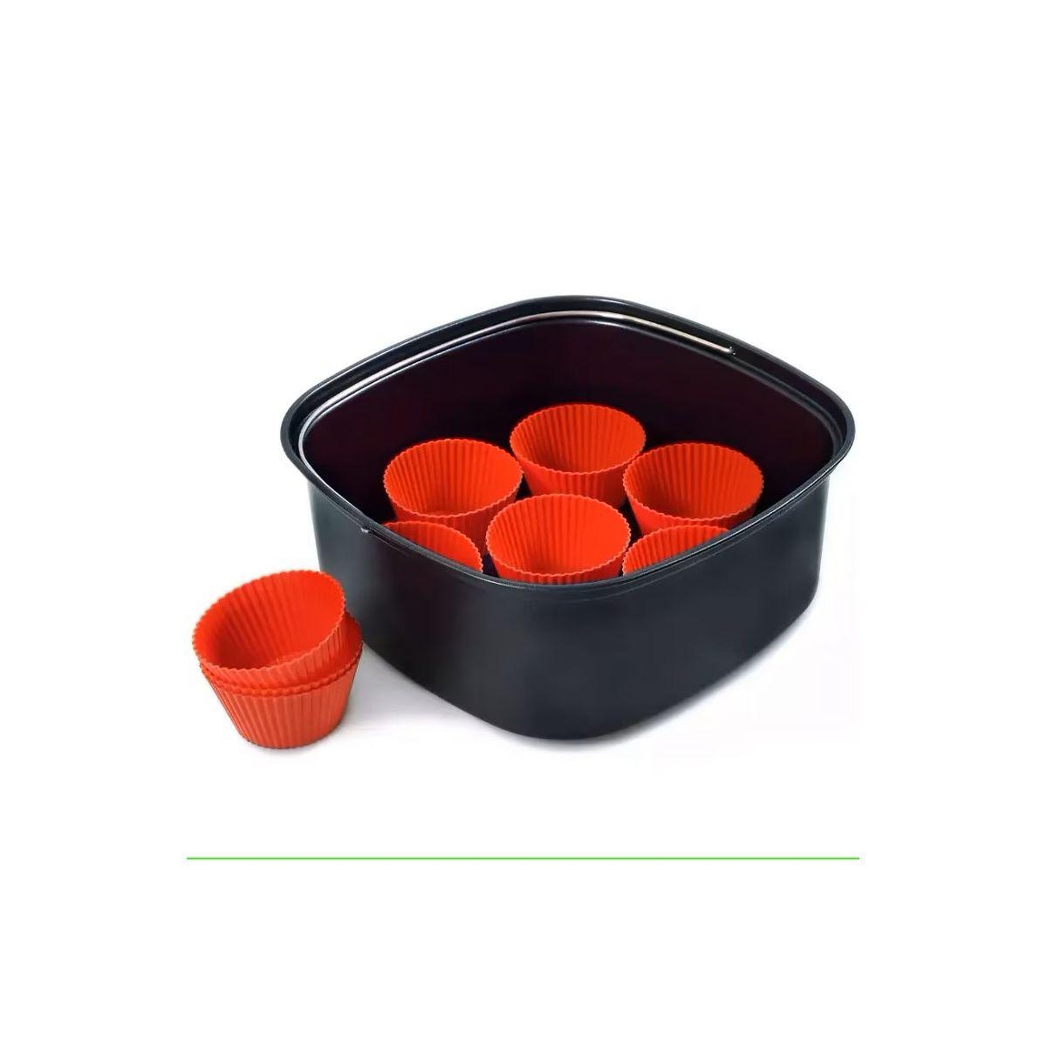 Voir la diapositive 1 : Philips Plaque hd9956/00 cuve 7.2l et moules à muffin pour airfryers xxl+