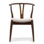 Voir la diapositive 2 : VS VENTA-STOCK Pack 2 chaises Rustic, Couleur Noyer, Bois Massif, 55 cm x 54,5 cm x 76 cm