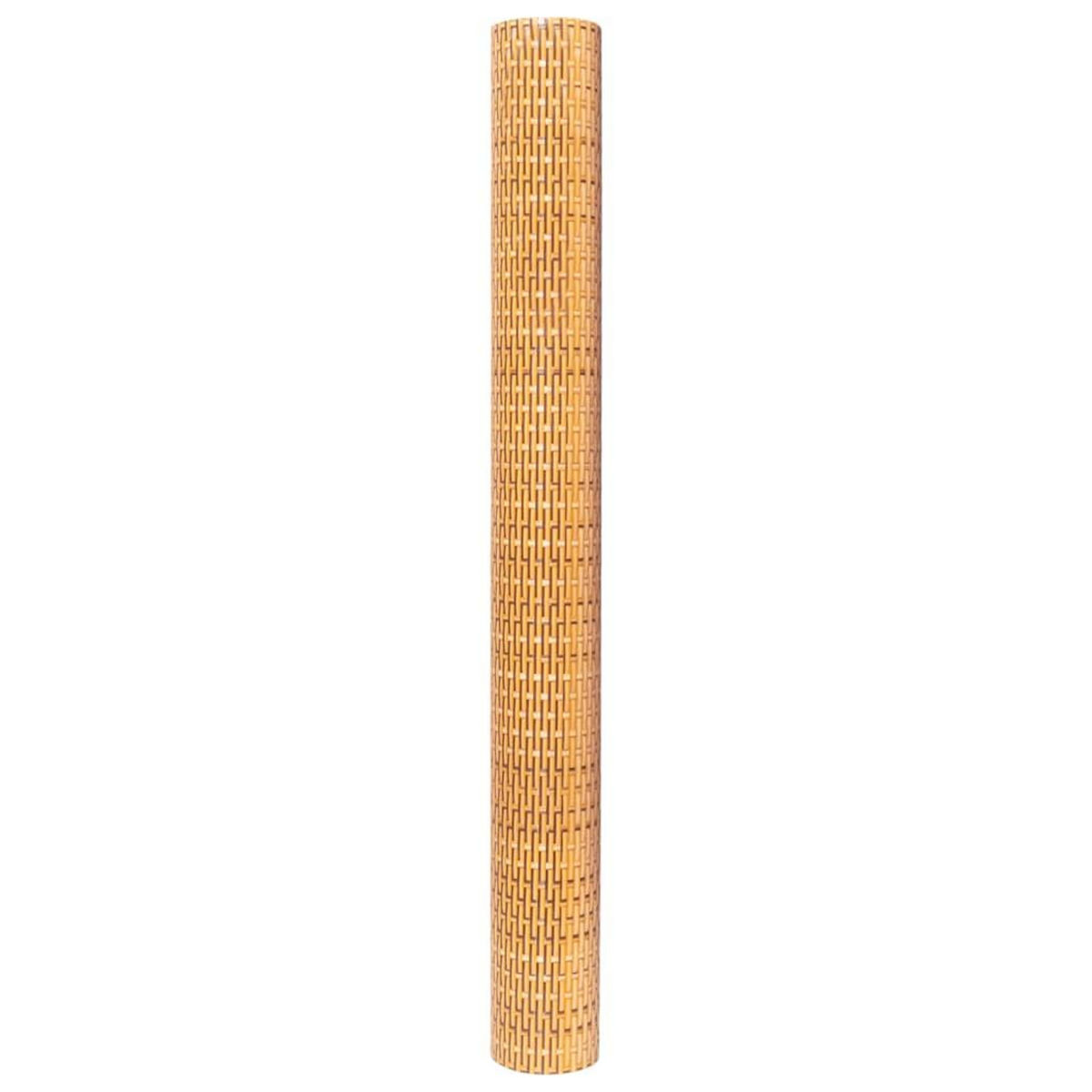 VIDAXL Paravent de balcon marron clair 1000x100 cm resine tressee