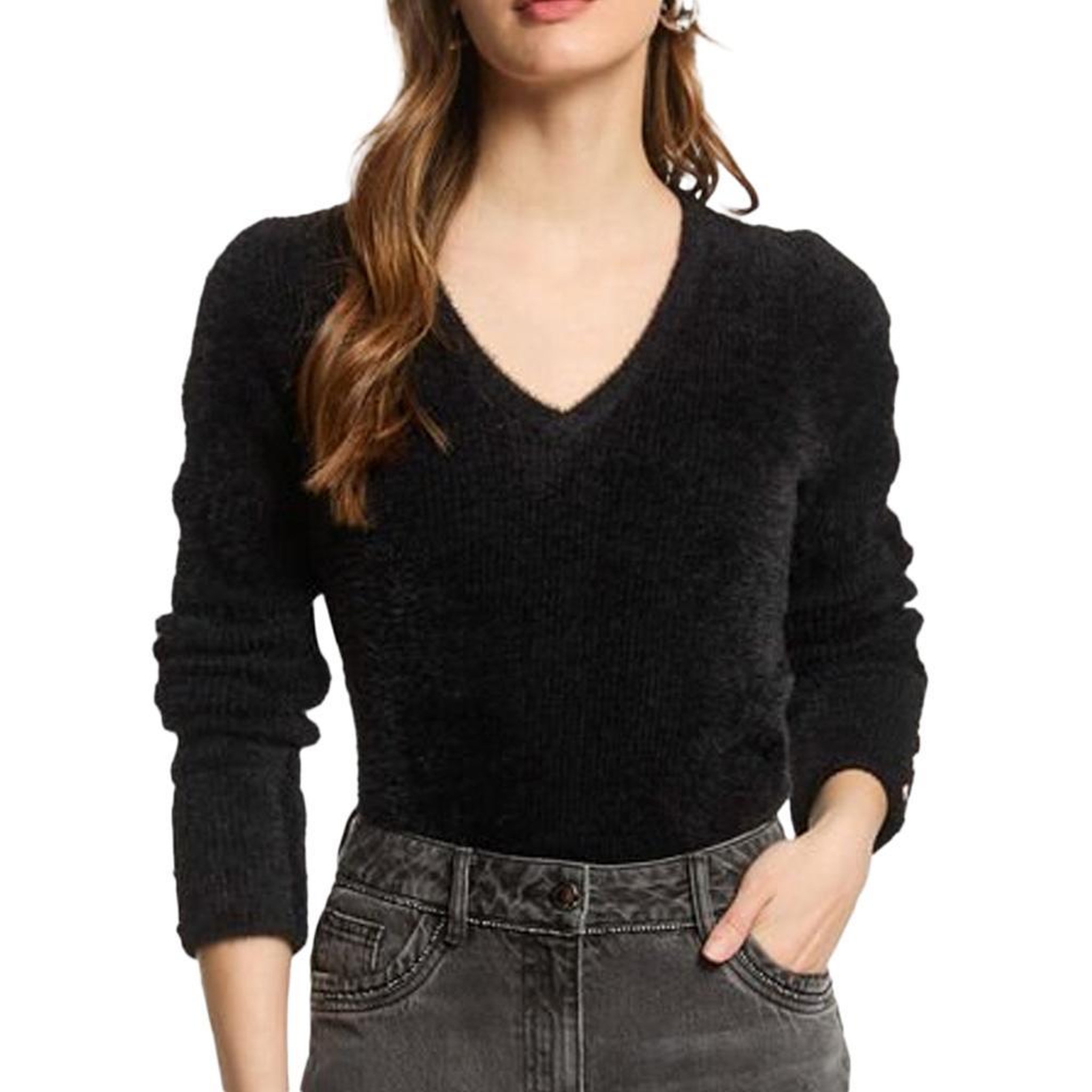 MORGAN Pull  Femme Morgan Moove. Coloris disponibles : Noir