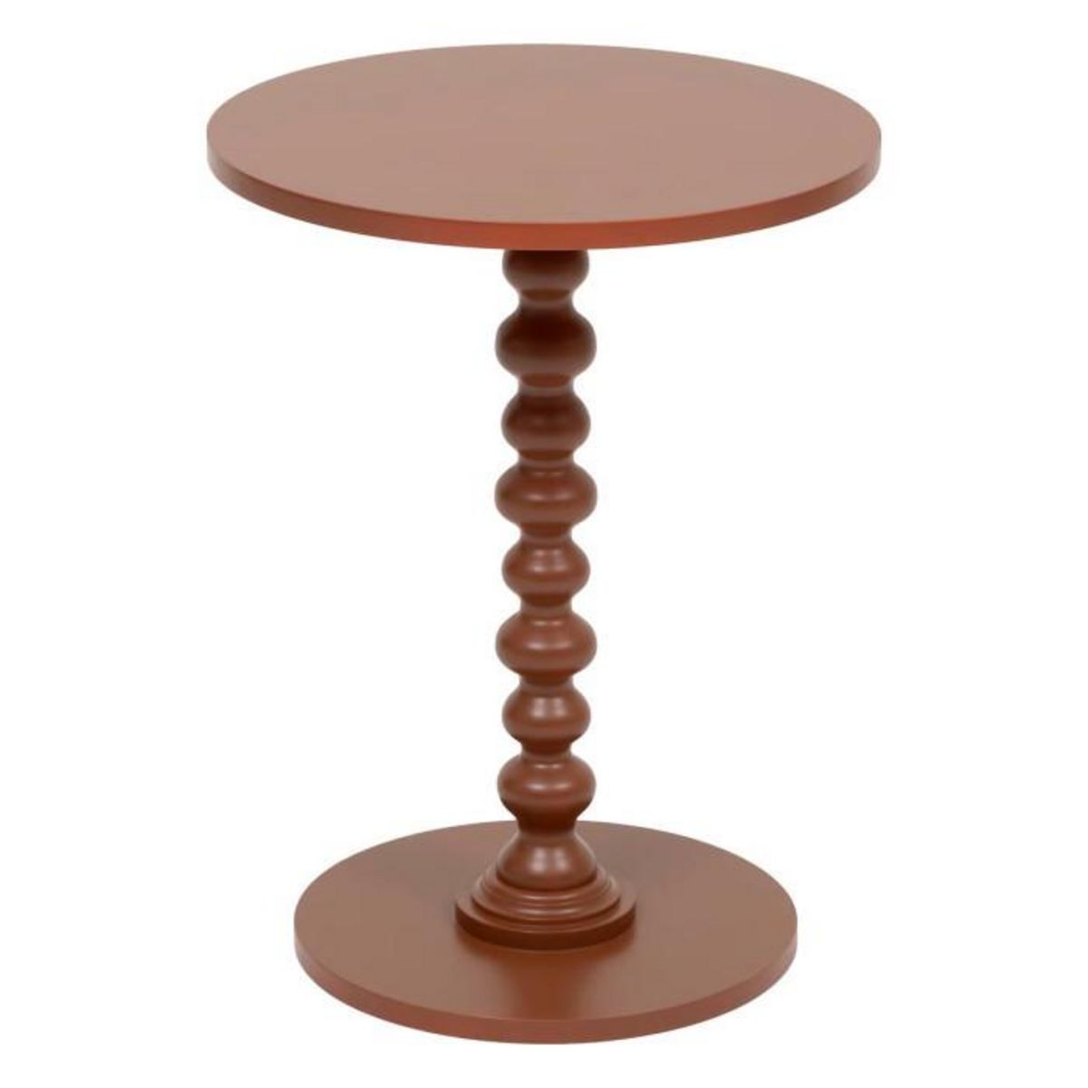 ATMOSPHERA Table d'Appoint Ronde  Alix  50cm Terracotta