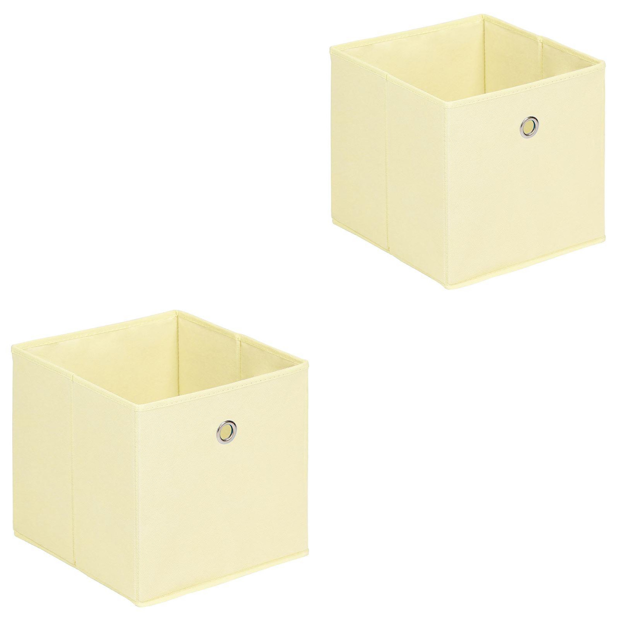 Voir la diapositive 1 : IDIMEX Lot de 2 boîtes de rangement ELA, en tissu