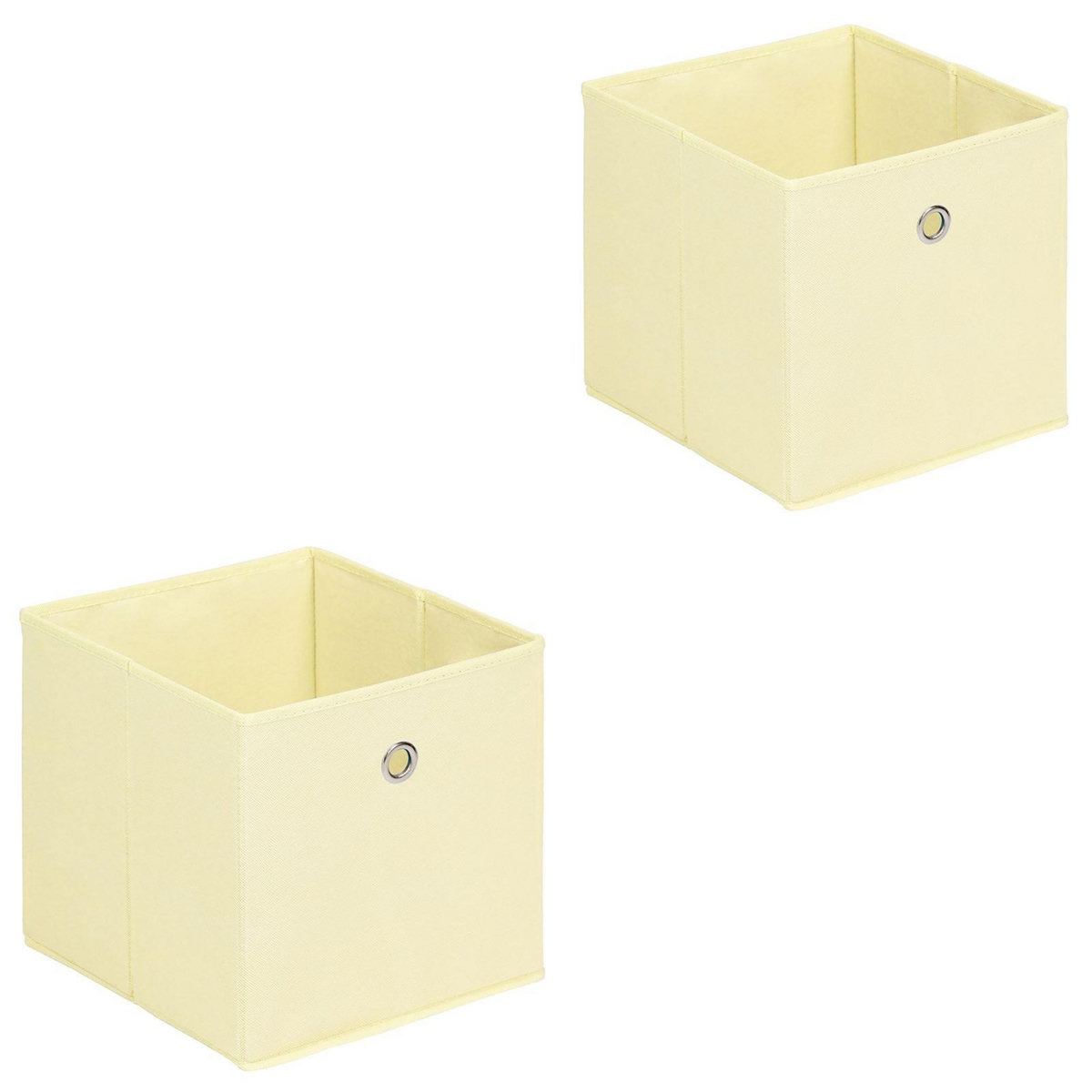 IDIMEX Lot de 2 boîtes de rangement ELA, en tissu