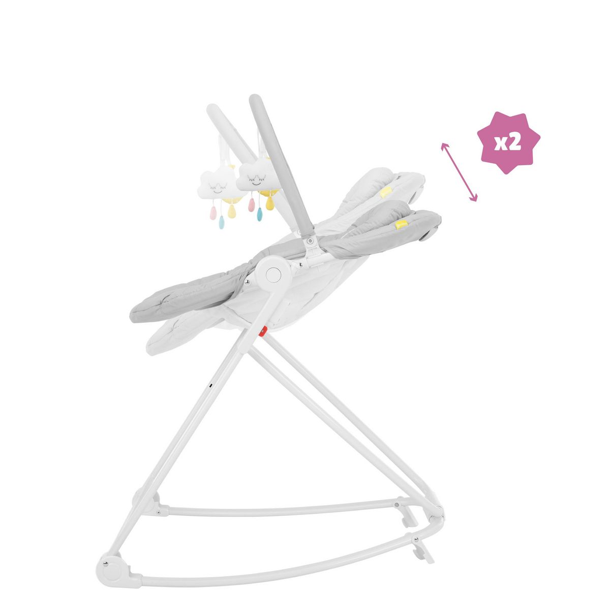 BADABULLE Transat bébé haut ultra Compact' Up 