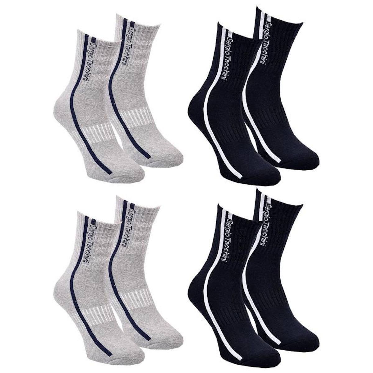 SERGIO TACCHINI Chaussettes QUARTER SERGIO TACCHINI Lot de 4 Paires