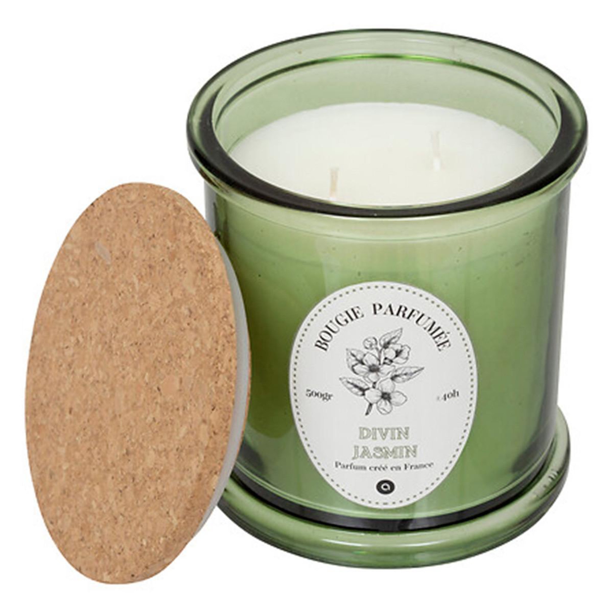 Voir la diapositive 3 : ATMOSPHERA Bougie parfumée  hapo  500g divin jasmin