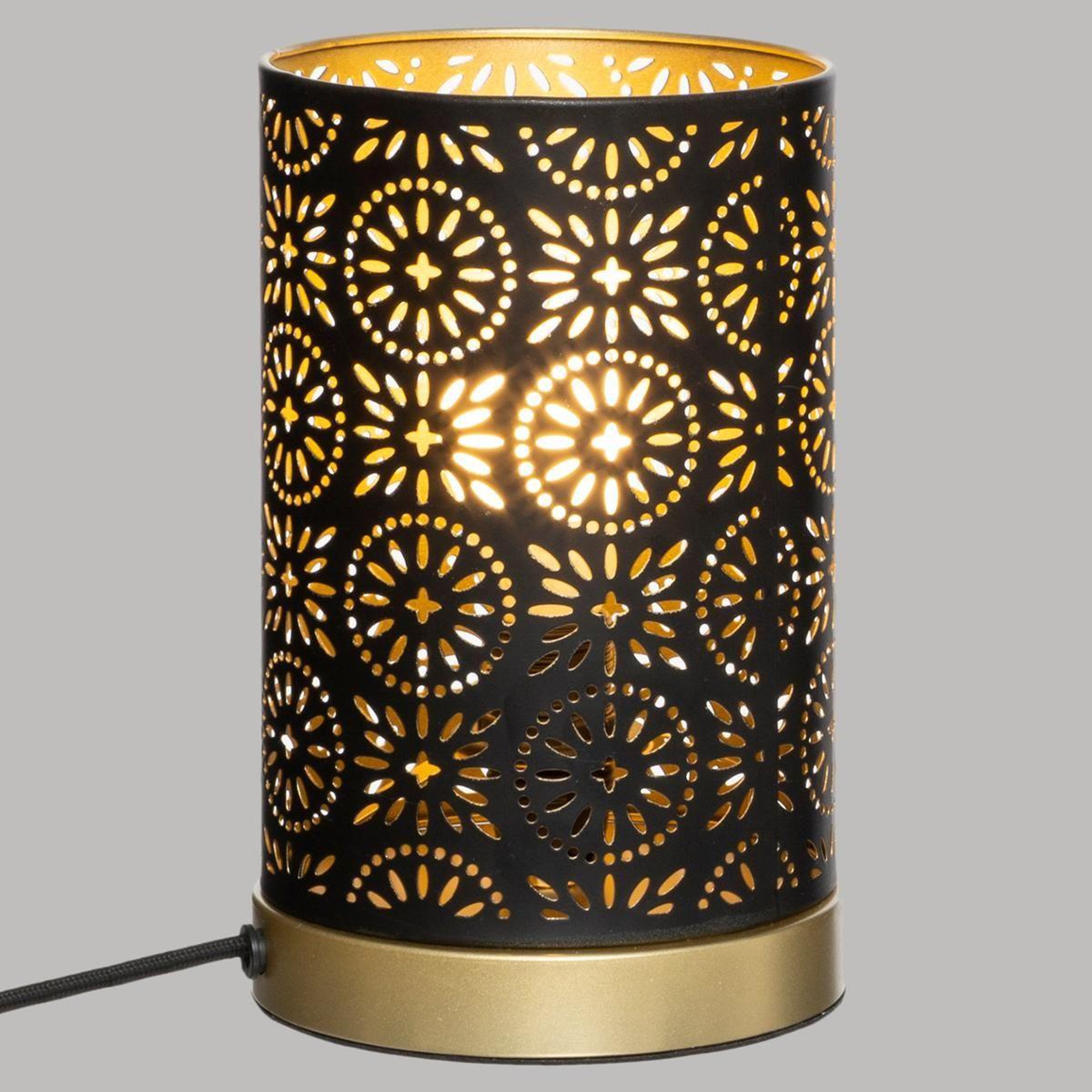 Voir la diapositive 3 : ATMOSPHERA Lampe à poser design  gypsy  21cm noir