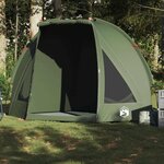 VIDAXL Tente de peche vert olive impermeable