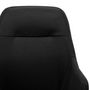 Voir la diapositive 6 : VIDAXL Chaise à bascule Noir Tissu