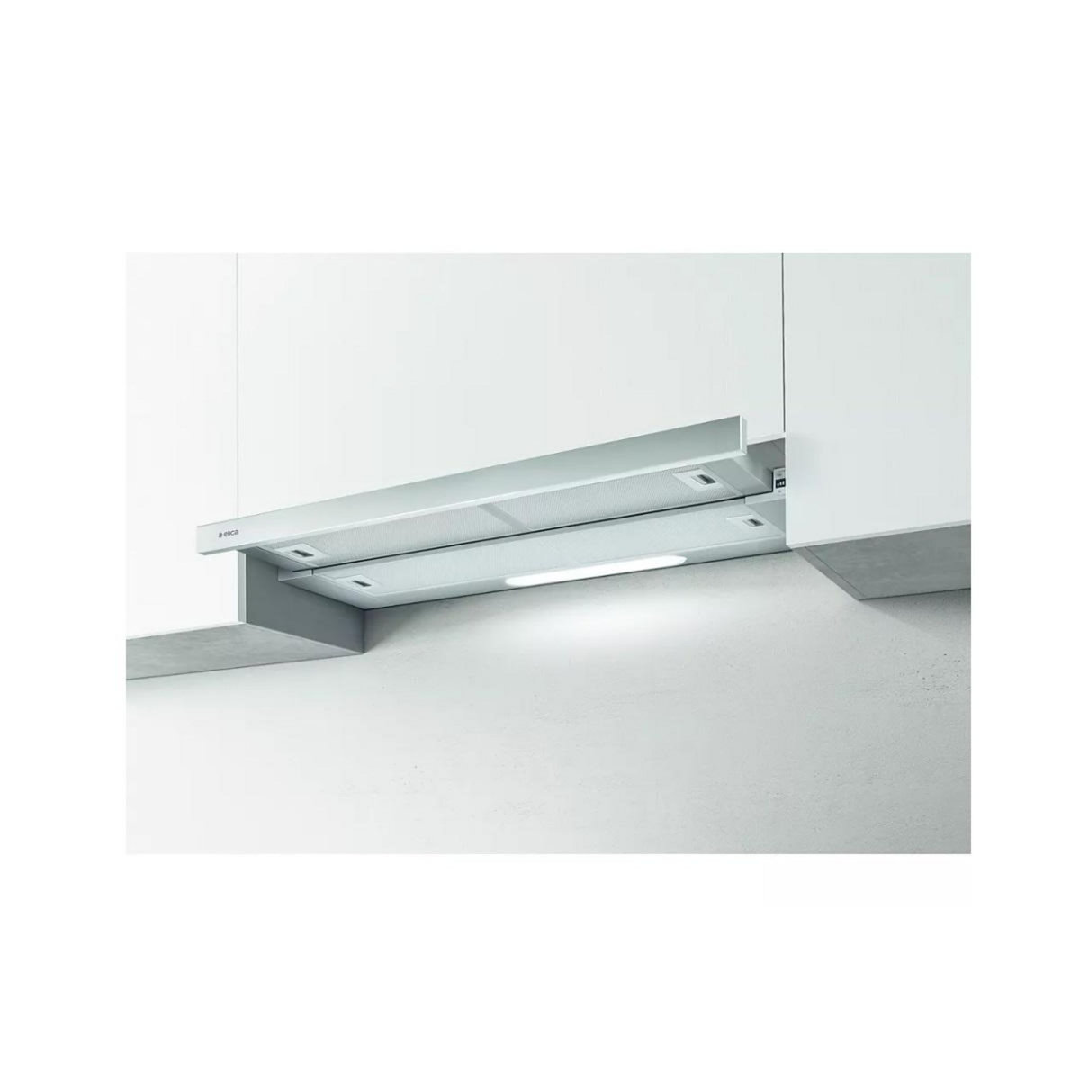 ELICA Hotte escamotable 90cm 63db 535m3/h inox - ELITE35GRIXA90