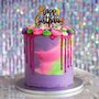 Boland Pique de gâteau  Happy Birthday  - Or (155 x 11 cm)