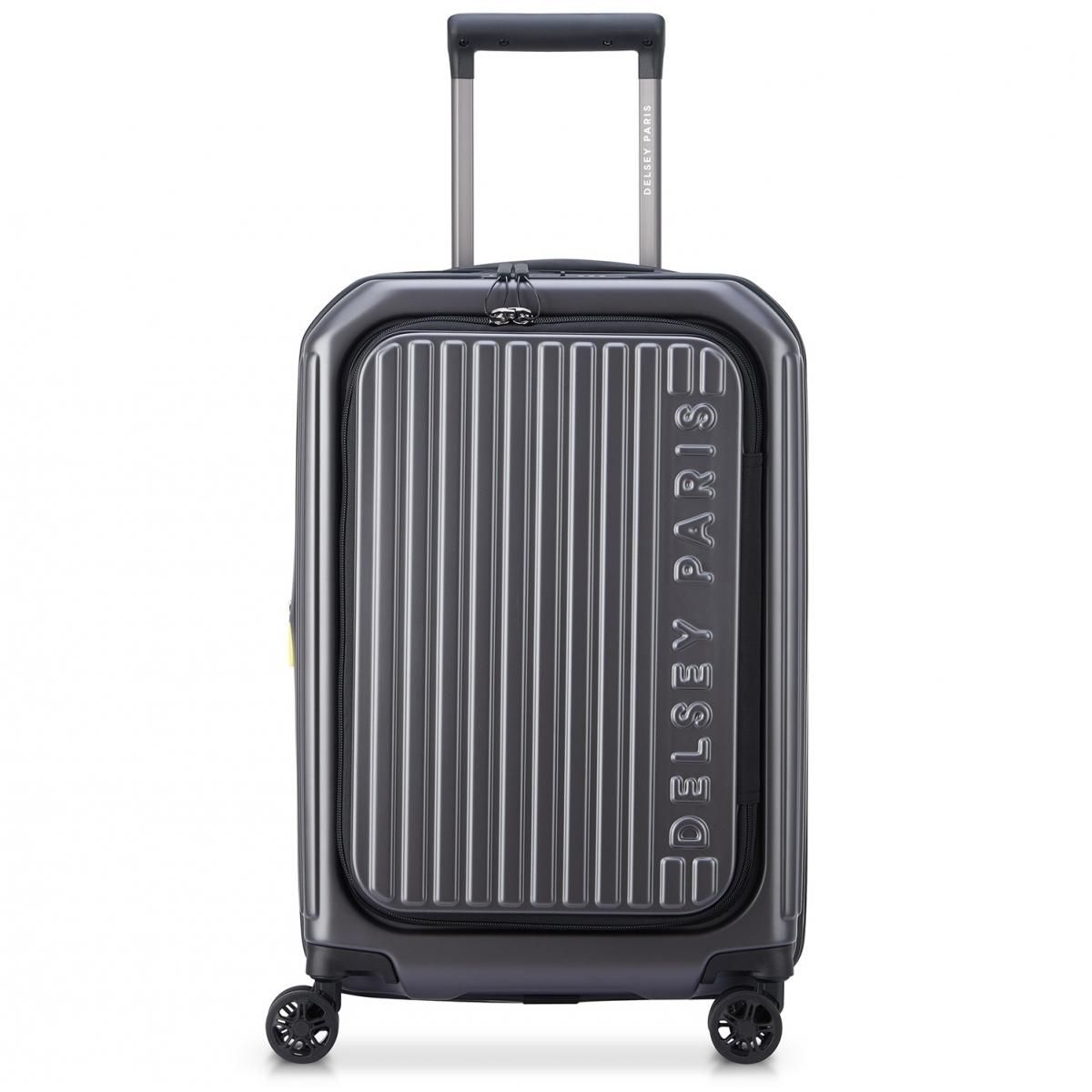 Delsey Valise cabine Securitime Zip TSA polycarbonate 55cm