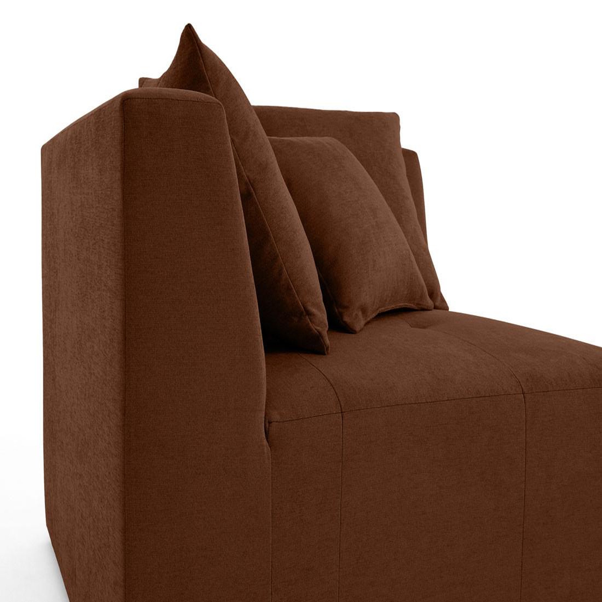 Voir la diapositive 5 : BEST MOBILIER Amalfi - module d'angle réversible - en tissu