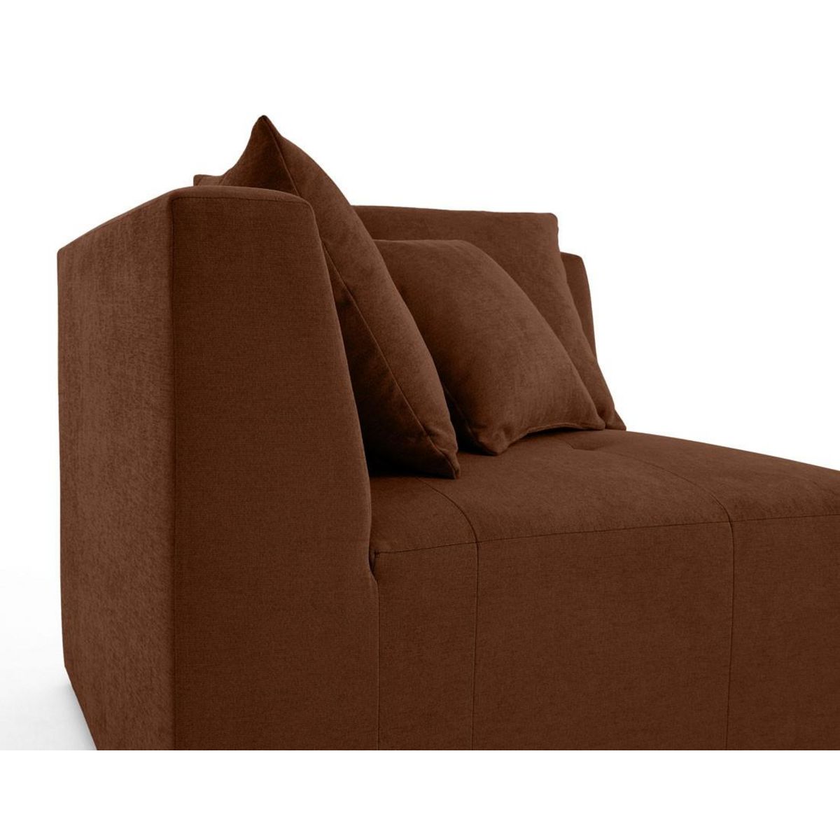 LISA DESIGN Amalfi - module d'angle réversible - en tissu