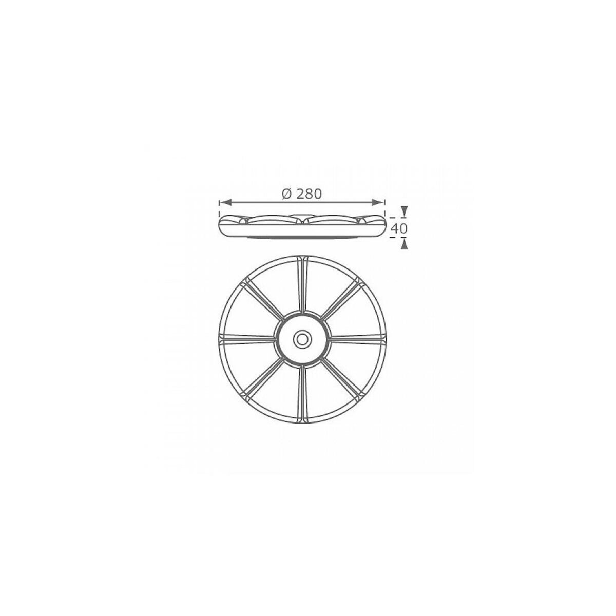 Axi House AXI Siege balançoire rond Jaune