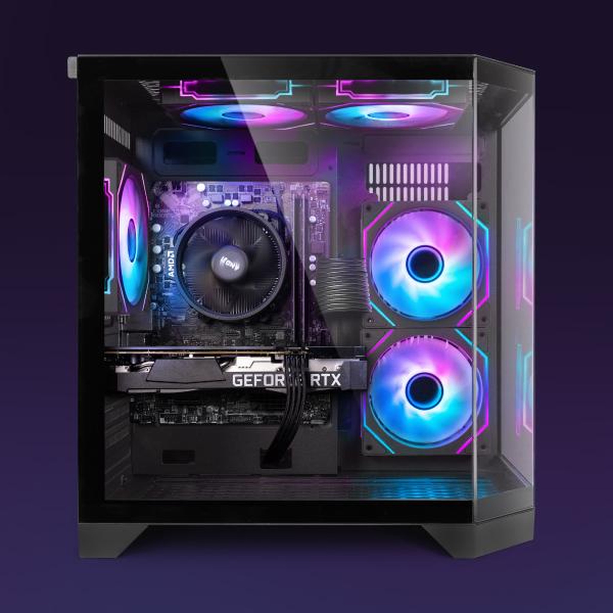 Voir la diapositive 2 : VIBOX PC Gamer Complet - Ryzen 5 5500, RTX 3050, 16 Go RAM, 500 Go SSD, Windows 11, WiFi + Bluetooth 5.4