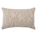 ATMOSPHERA Coussin Déco Jacquard  Lethon  38x58cm Beige Lin