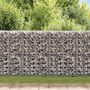 Voir la diapositive 3 : VIDAXL Panier de gabion avec couvercle Fil galvanise 100x30x30 cm