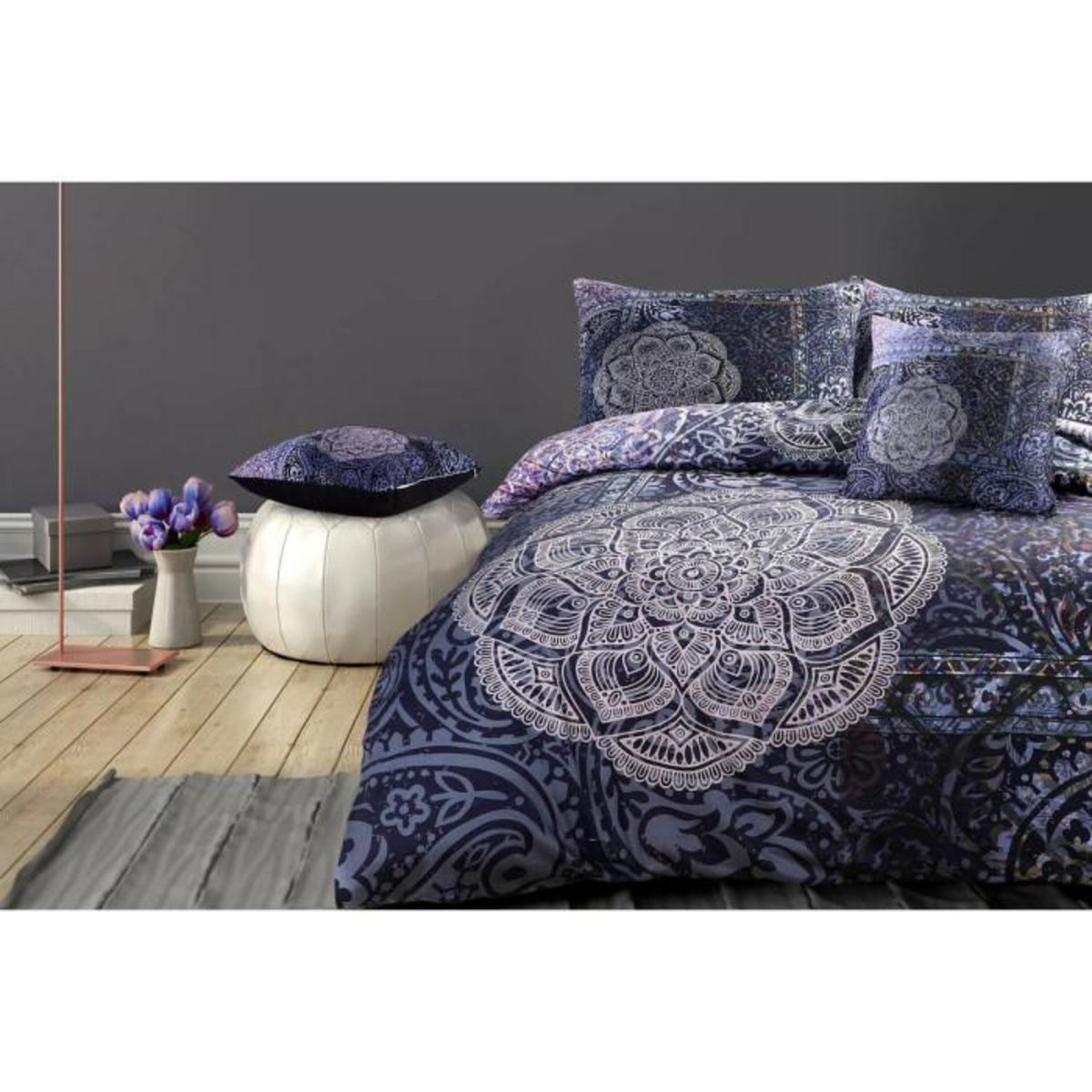 Paris Prix Coussin Déco Imprimé  Medley  45x45cm Bleu