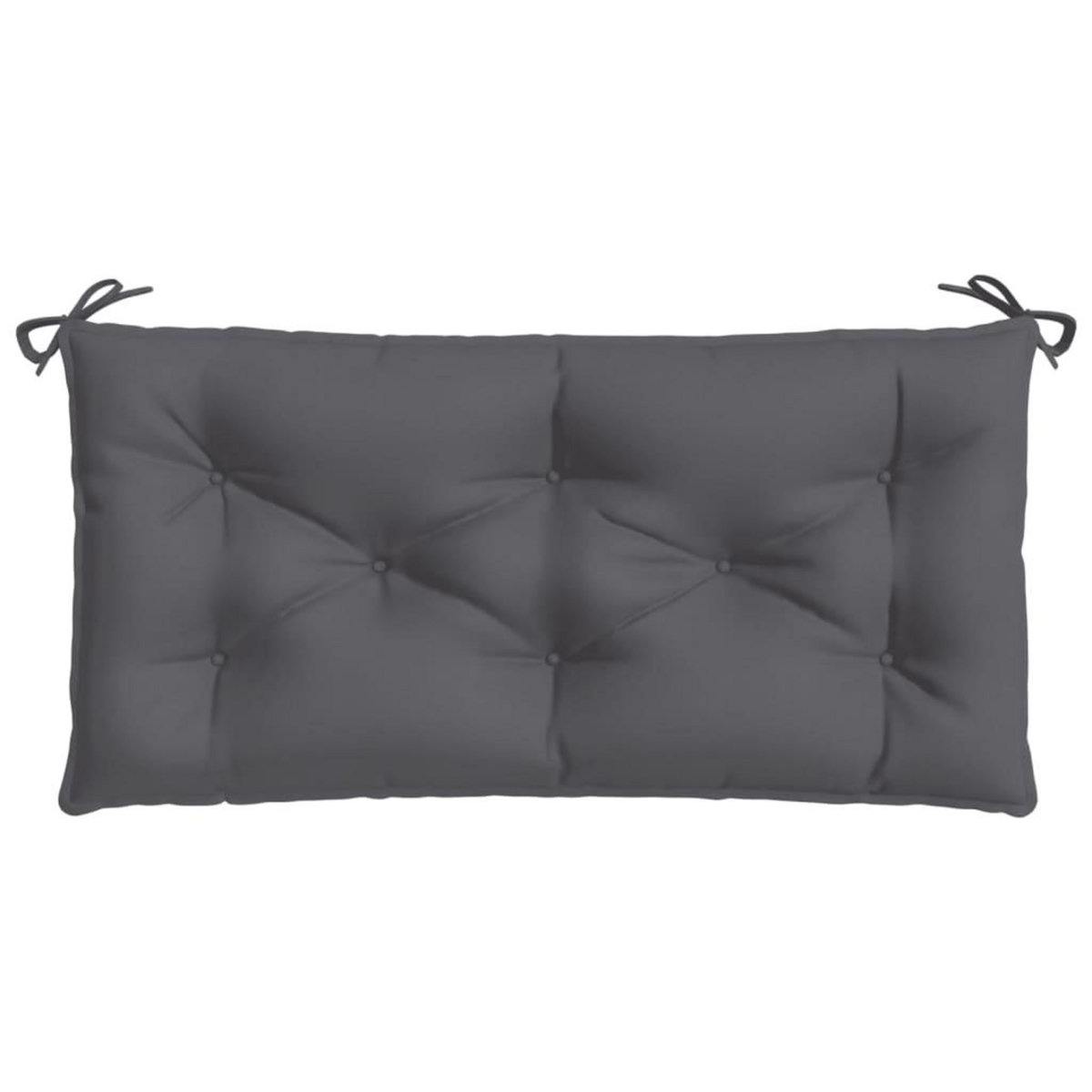 VIDAXL Coussin de banc de jardin anthracite 110x50x7 cm tissu oxford