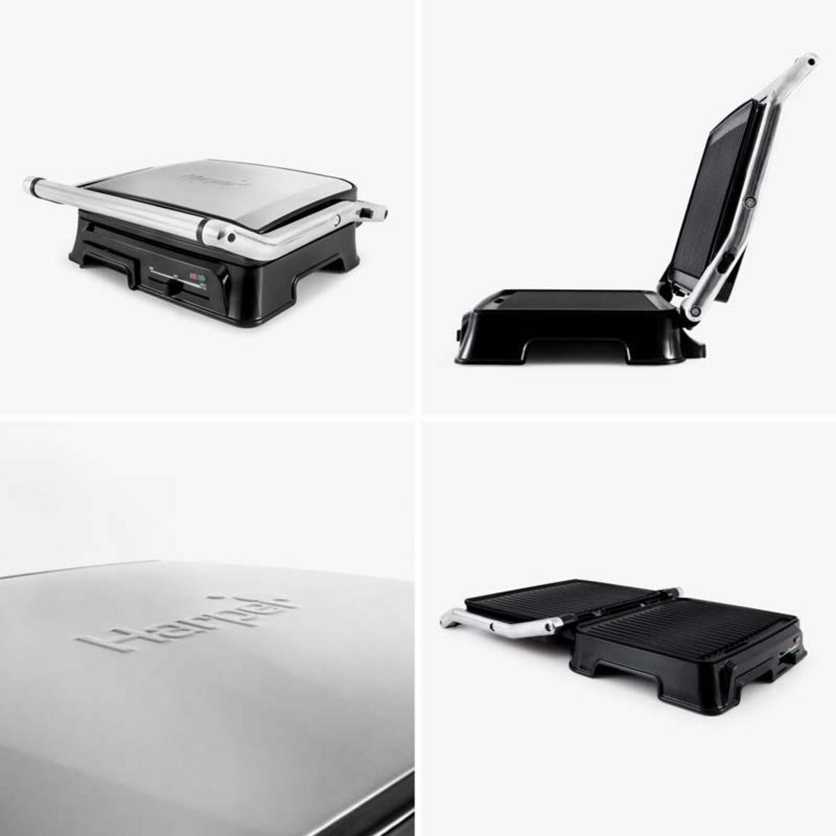 Harper Grille Viande Avec Thermostat Réglable Xgrill Harper Gris